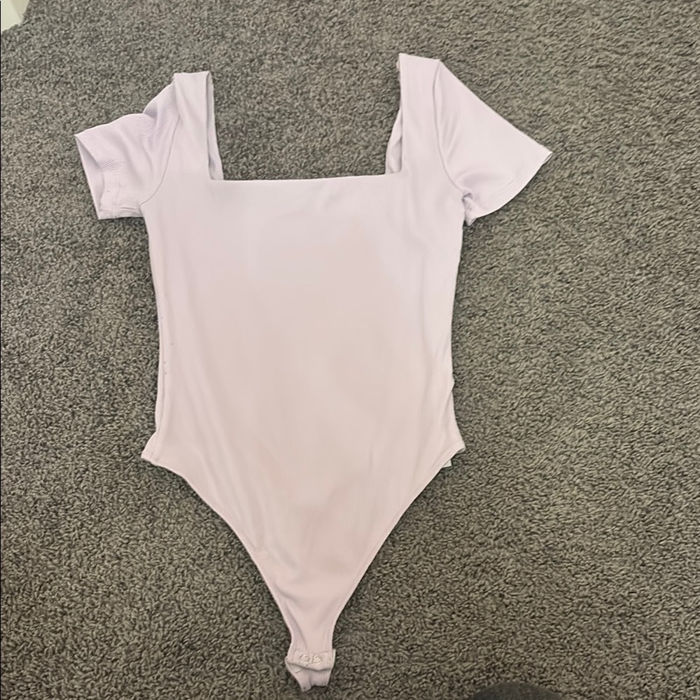 Light Pink Short Sleeve Bodysuit